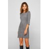Robe stretch similicuir