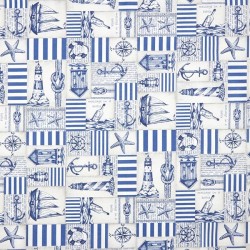 Coton enduit maritime